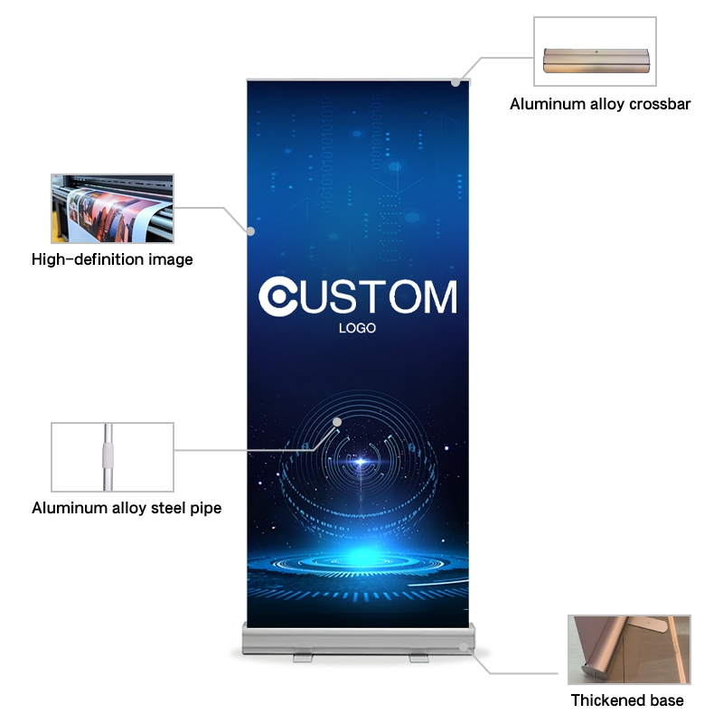 Retractable Roll up Banner Advertising Roller up Banner Custom Backdrop Banner