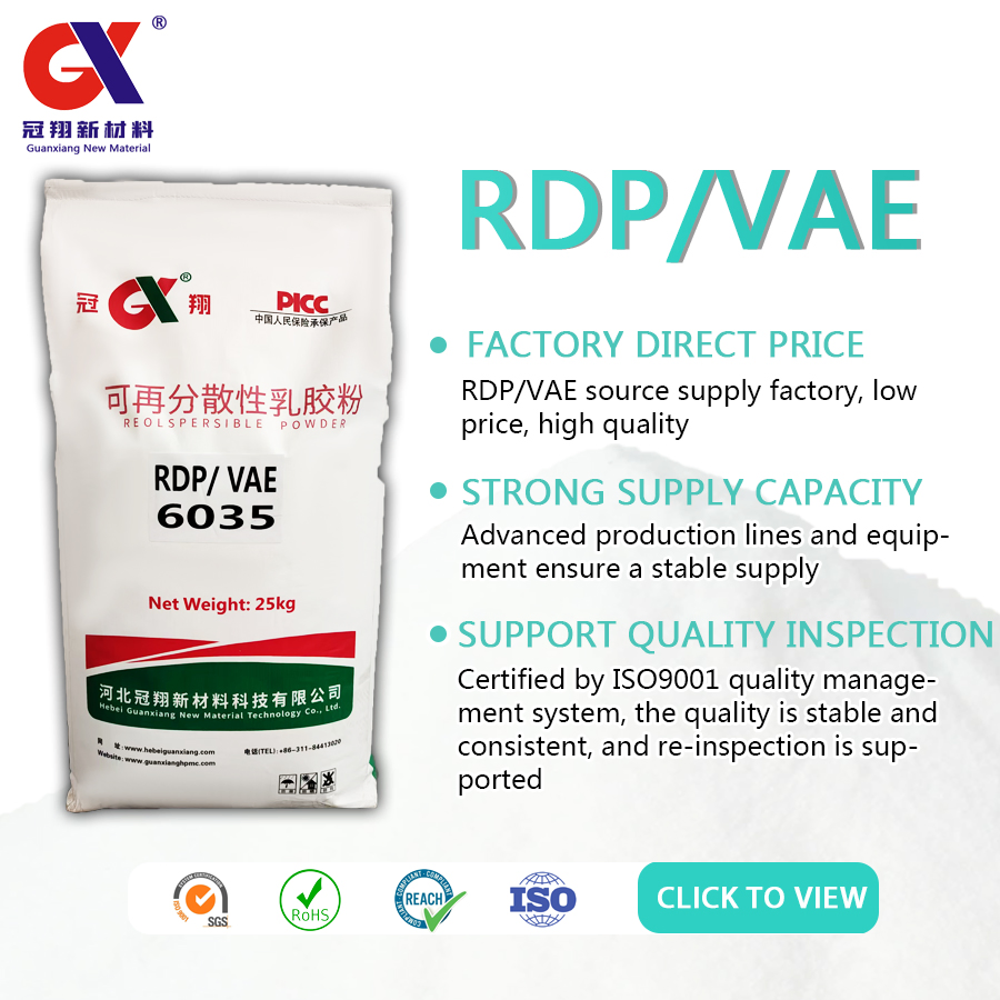 Vae Manufacture Redispersible Polymer Powder Vae/Rdp for Cement-Based Tile Adhesives Mortars