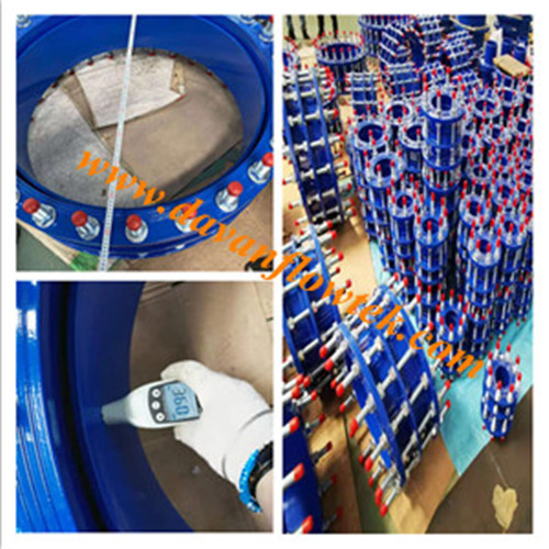 DN80 Pn16 Pipe Fitting Ductile Iron Ggg50 Carbon Steel Dismantling Joint Flanged Pipe Coupling Epoxy Coated Pipe Joint Water China Factory Dismantling Joint