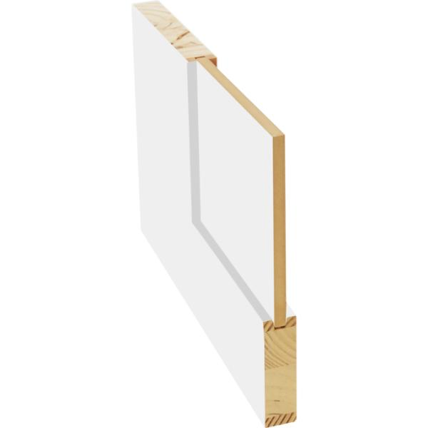 Factory Price 1-Panel Shaker Solid Core Primed Interior Door Sliding Barn Door