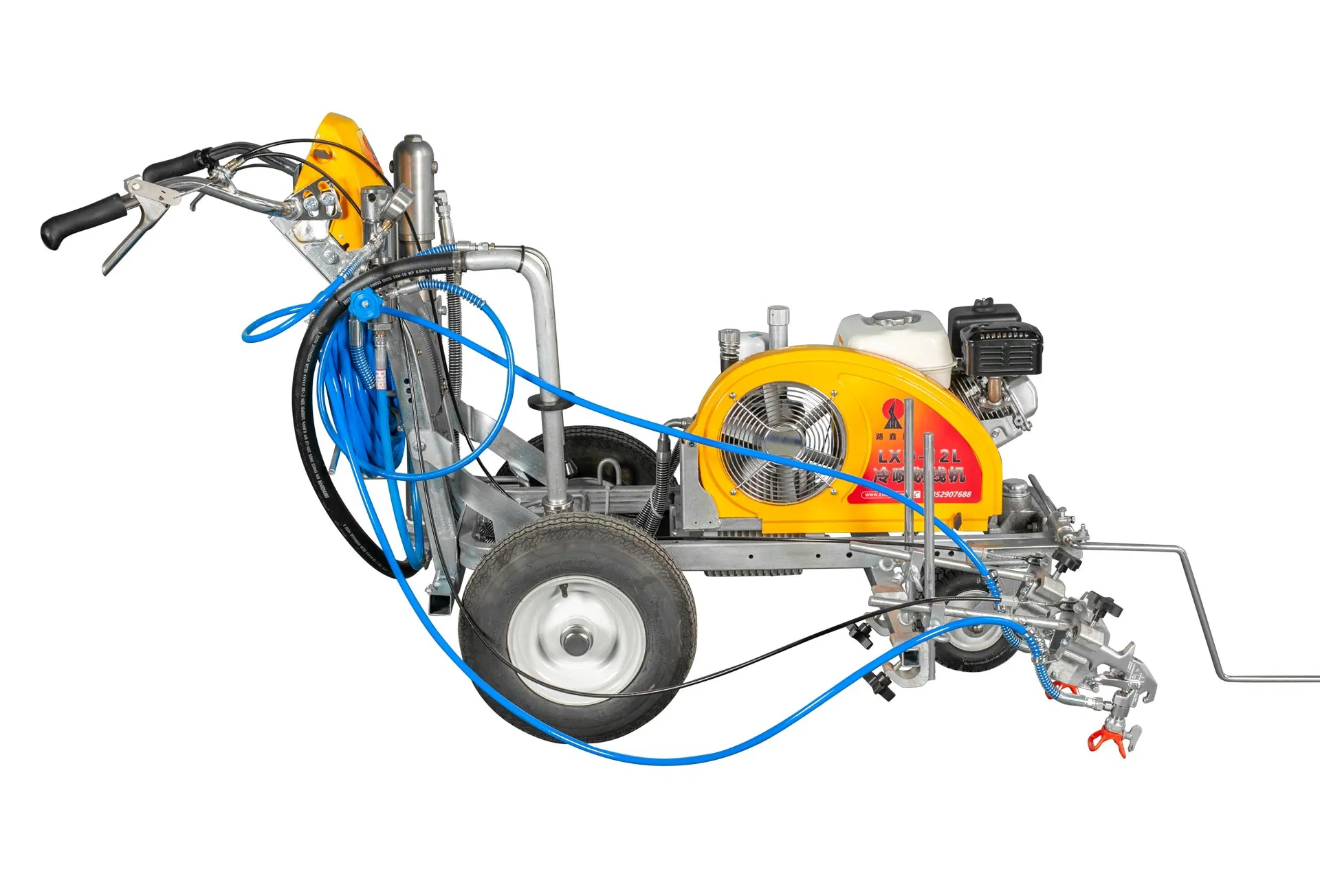 12L Ergonomic Hand-Pushed High-Pressure Airless Cooled Jet Marking Machine