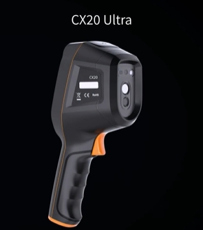 Versatile Raythink Cx20 Handheld Thermal Camera: Temperature Analysis & Laser Targeting for Power Maintenance