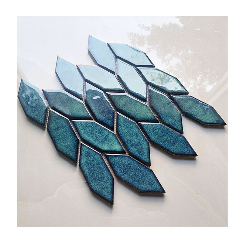 Керамическая мозаика Ice Crack для ванной, лист 26.8x26.8 см