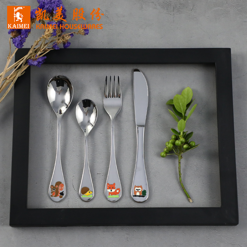 High Quality Stock Hotel Stainless Steel 18/0 18/10 Metal Cutlery Silver Flatware Tableware Set