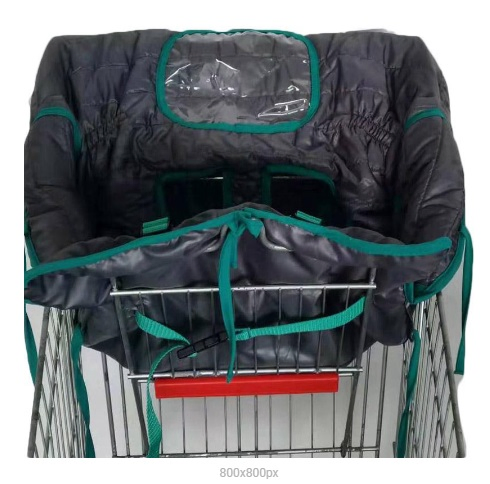2025 for Super Market Quilted Baby Shopping Cart Cover Baby High Chair Cover