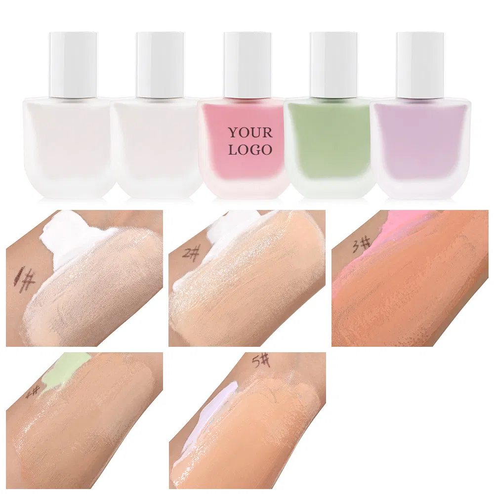 Private Label Natural Finish Foundation Makeup Custom Liquid Full Coverage pH Color Changing Foundation Cosmetics