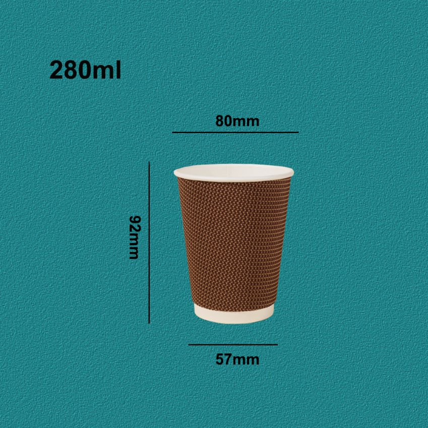 Одноразовые бумажные стаканы для кофе с крышкой