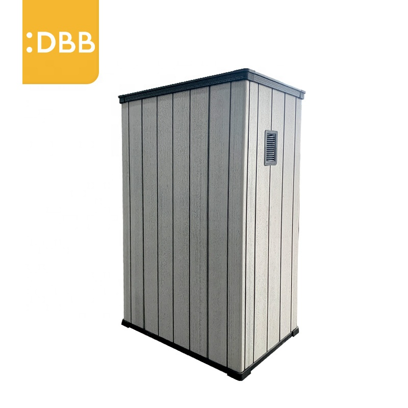 Wholesale Plastic Garden Double Door Small Storage 390 Gallon PVC Coated Outdoor Backyard Tool Box Storage