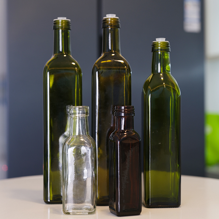 Eco-Friendly 500ml and 1000ml Amber Glass Olive Oil Bottles