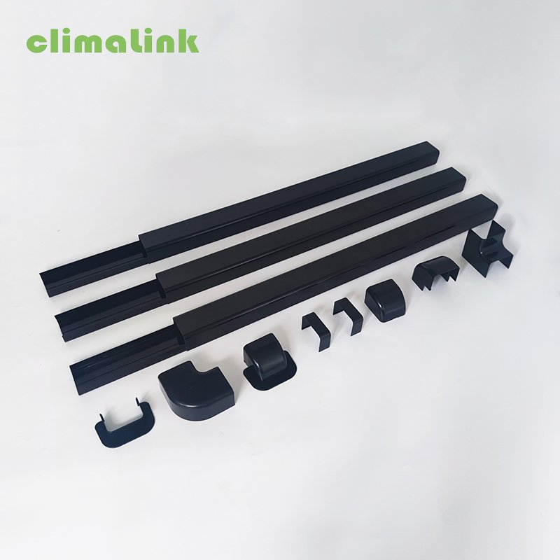 Air Condiitioning Accessories Manufacturer Mini Split Air Conditioning Decorative Duct Pipe Cover AC Line Set Cover Air Conditioner PVC Duct Cover Kits