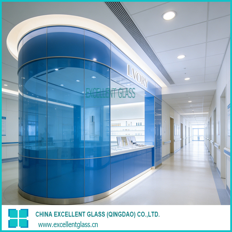 Double-Sided Painted Glass - Custom Thickness (3-19mm) for Door & Window Decoration