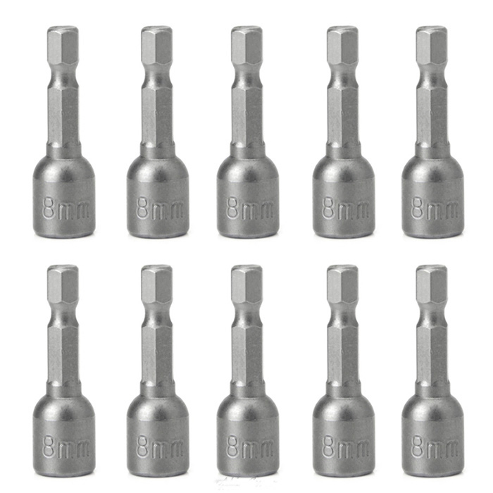 Hex Shank 8 mm Magnetic Impact Nut Driver Socket Set