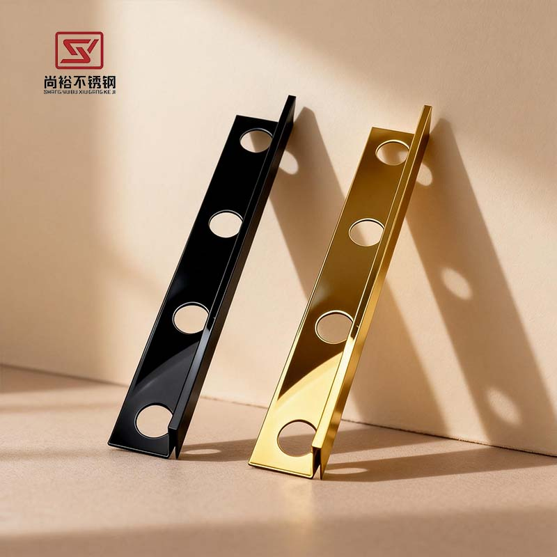 3*12 High-End Custom Ultra-Thin Hotel Suitable Stainless Steel Trimming Strip Trim