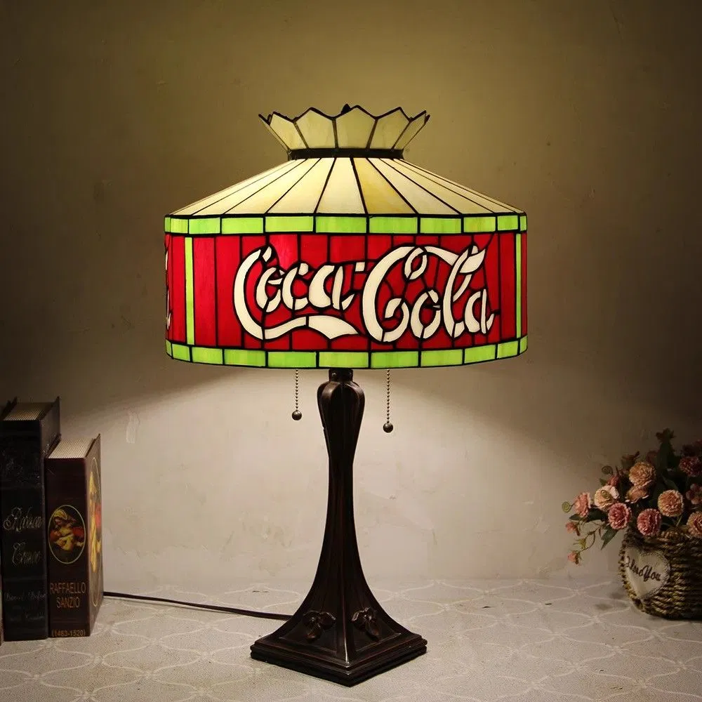 Decorative Tiffany Style Stained Glass Cola Pendant Light for Room/Living Room