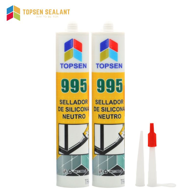 Topsen 995 High-Performance Silicone Sealer for Metal, Glass & Panel Bonding