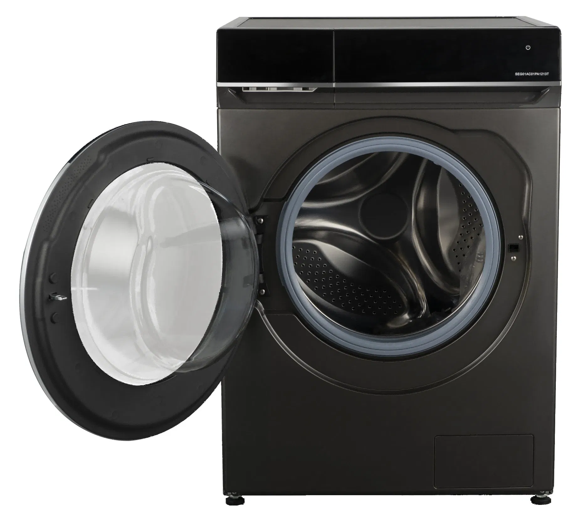 Stainless Steel 12kg Energy-Efficient Stacked Washer/Dryer with Electronic Control Pump Drainage Auto Dose Features
