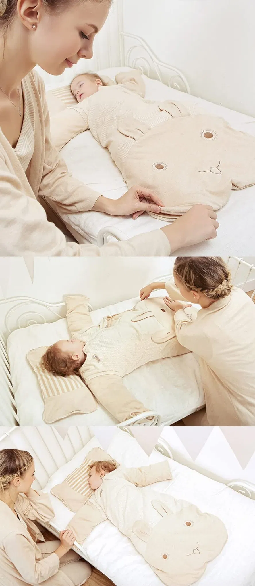 High Quality Toddler Baby Girl Boy Wearable Blanket Sleeping Bunting Bag