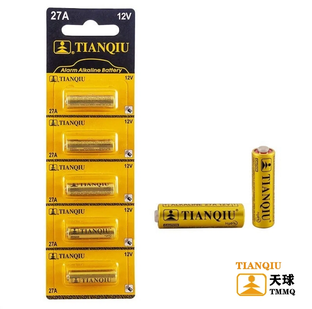 Батарейка щелочная 27A 12V Tianqiu