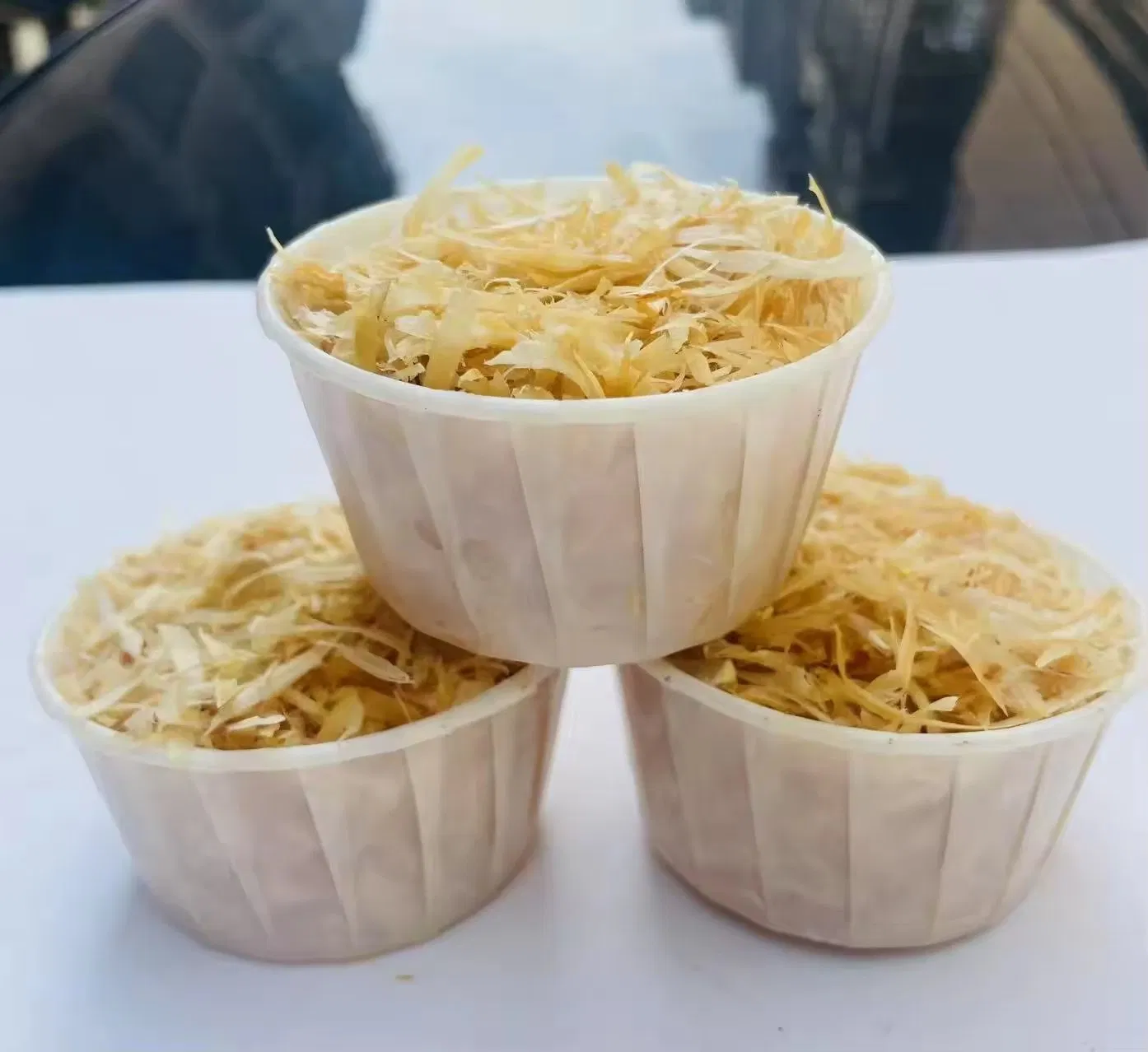 Organic Wood Fire Starters Made From Natural Wood and Wax Waterproof Camping Barbecue Accessory