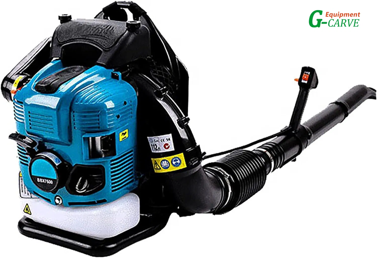 75.6cc Backpack Petrol Leaf Blower 2 Stroke Commercial Garden Yard Outdoor