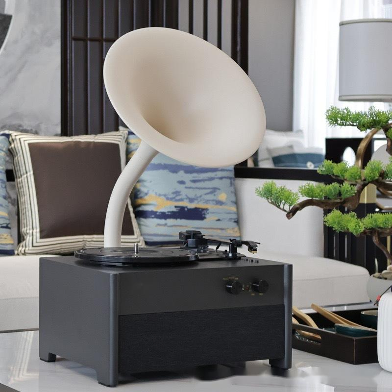 High-Value Vinyl Record Player Living Room Ornaments Bluetooth Speaker Sound Lossless Sound Quality Phonograph Record Player