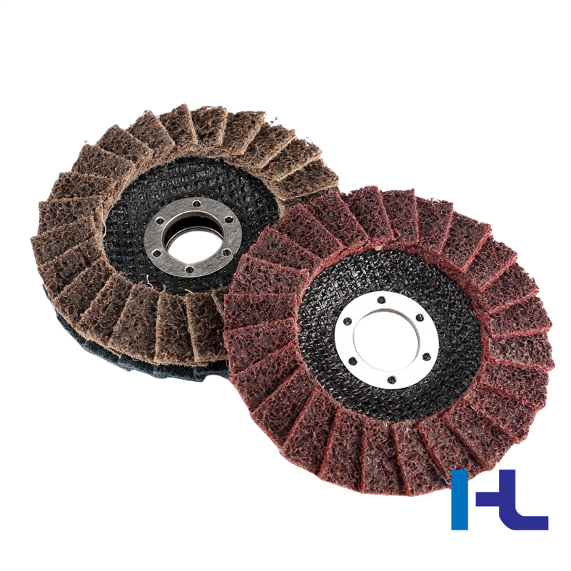 Abrasive Nylon Non-Woven Flap Disc for Rust Removal, 115mm