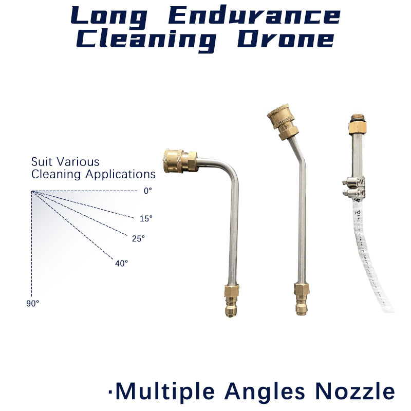 Professional Limpeza Dron High Pressure Washer Wind Resistant Building Window Washing Uav Wall Solar Panel Wash Drone Air Cleaning