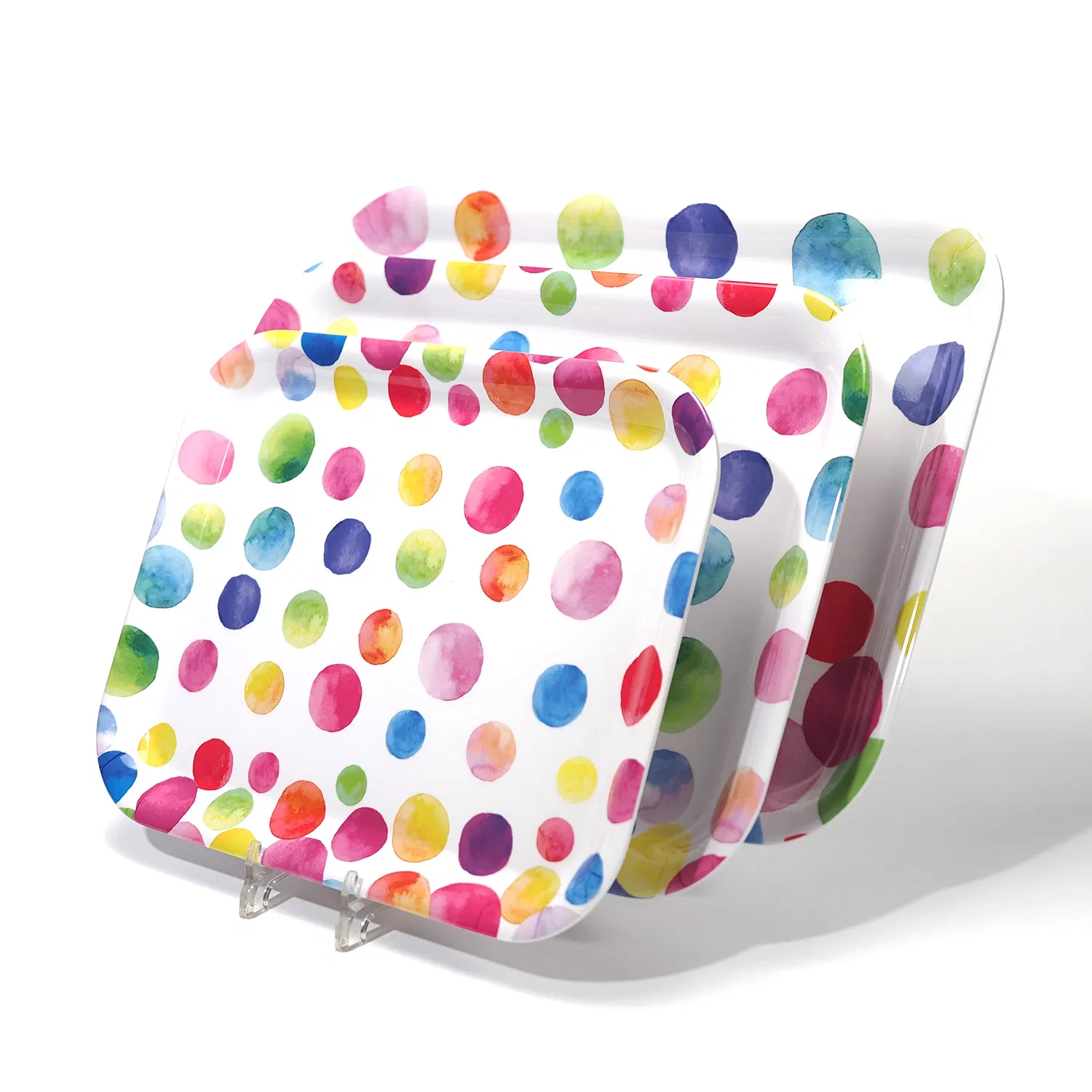 Wholesale Colorful Tableware Plate 13''*10.1'' Rectangle Melamine Serving Tray
