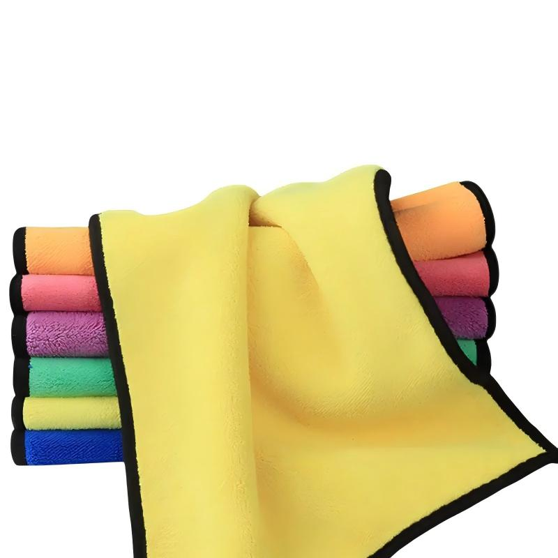 Absorbent 600GSM Reusable 30X40cm Microfiber Car Wash Towel Home Cleaning Cloths