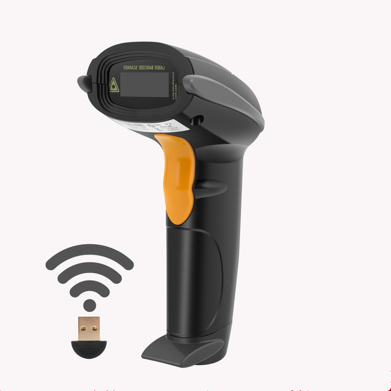Portable Wireless 1d 2D Bar Qr Code Scanner Handheld Barcode Reader Scanner