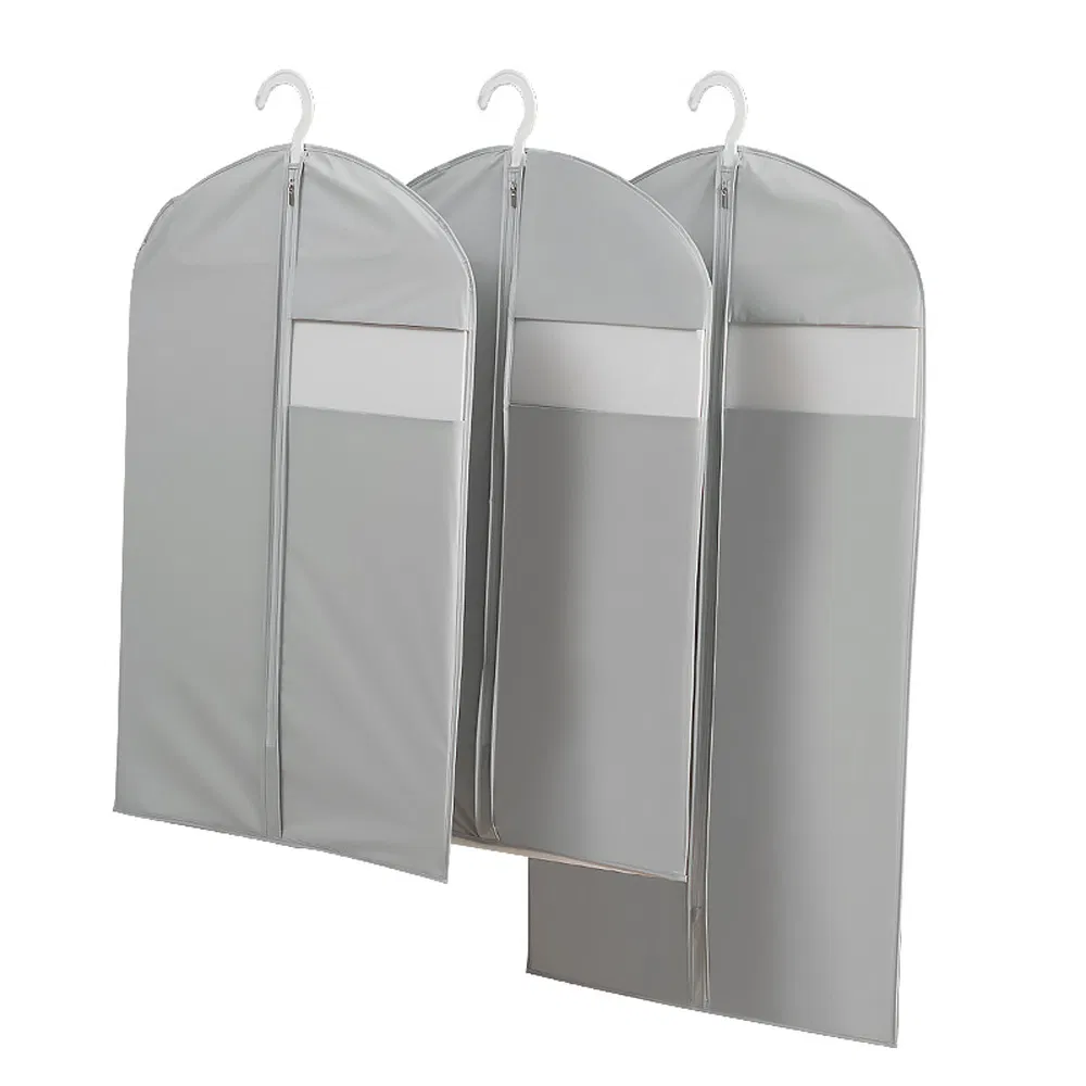 Premium Dustproof Bag for Suits Waterproof Clothing Storage Bag Hanging Coat Bag