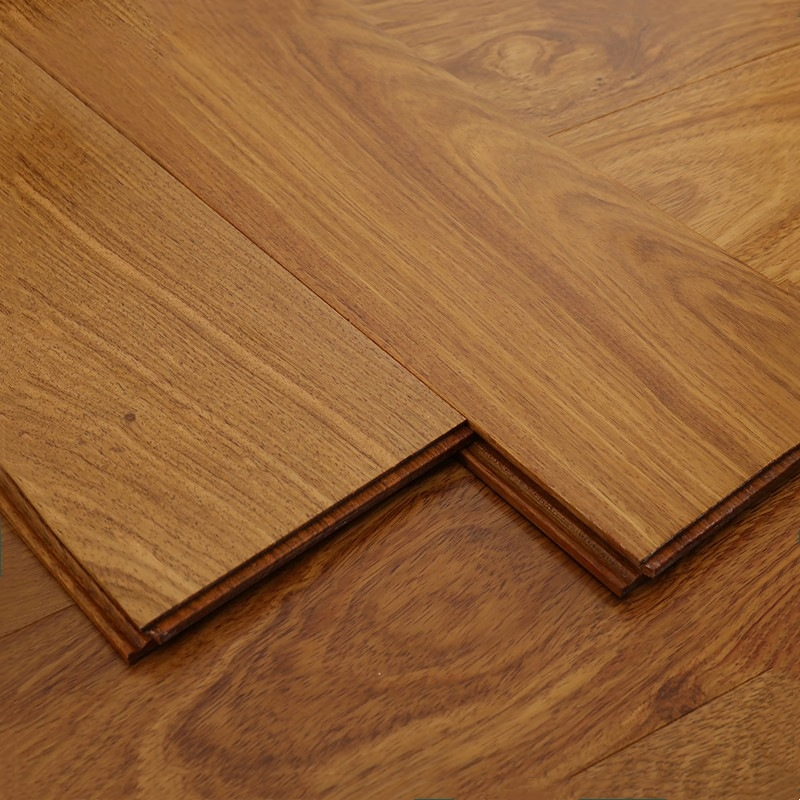 Matte Wear-Resistant West African Hematoxylin Solid Wood Flooring 0767