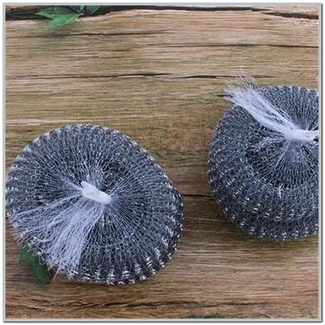 Металлическая сетчатая мочалка для чистки кастрюль