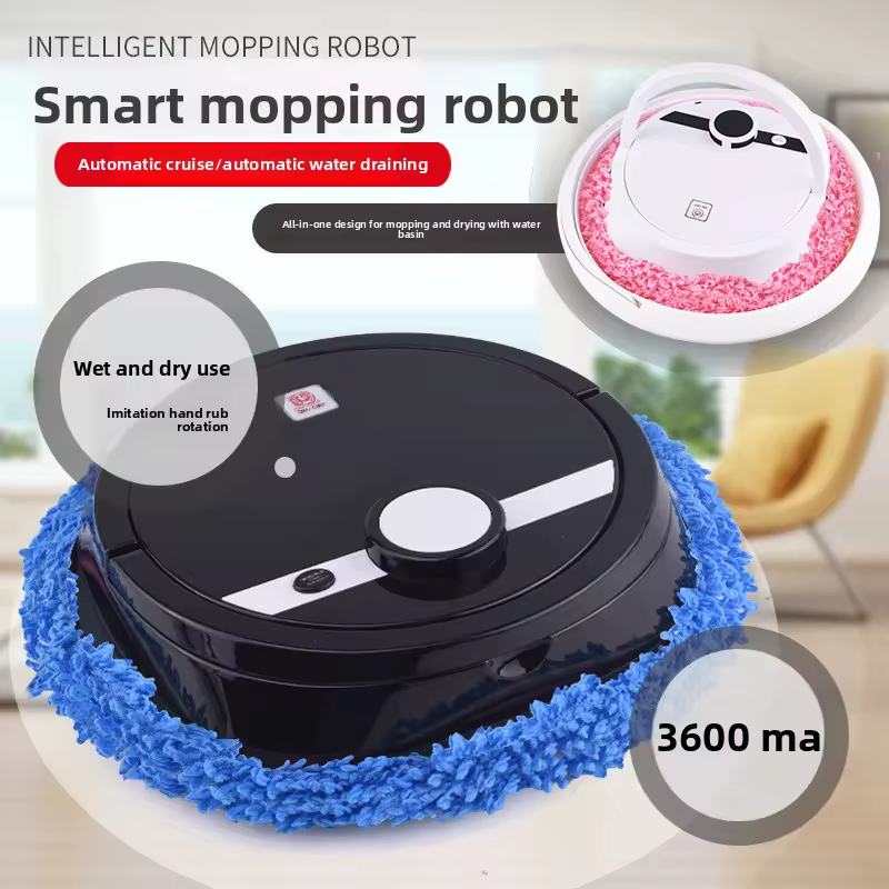 Hands-Free Robotic Vacuum Cleaner Rechargeable Fully Automatic Home Appliance