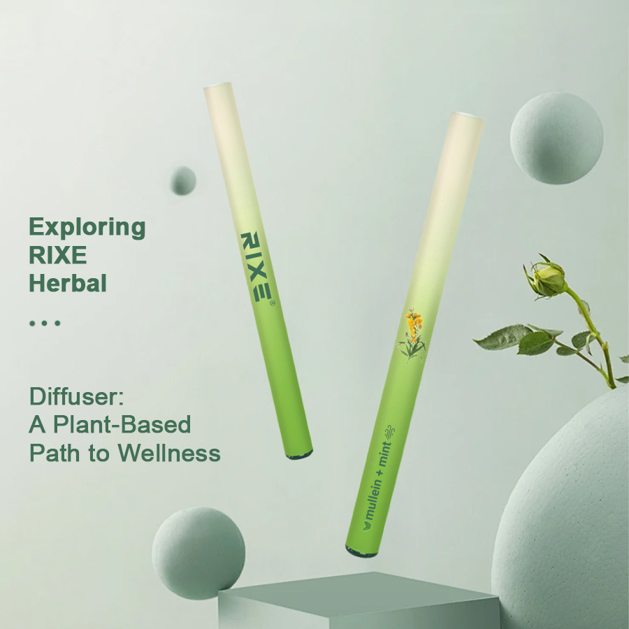Thyme and Mint Extracts Aid Lung Detoxification and Freshen Breath. Herbal Diffusion Pen Relaxation Stick Solution.
