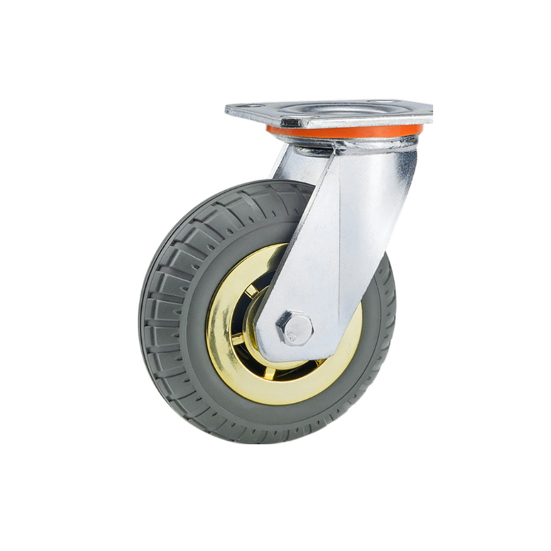 300kg High Quality Heavy Duty Golden Caster Wheel with Brake