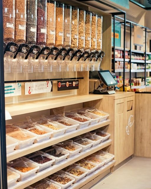 High Quality Candy Dispenser Clear Acrylic Bulk Food Bin