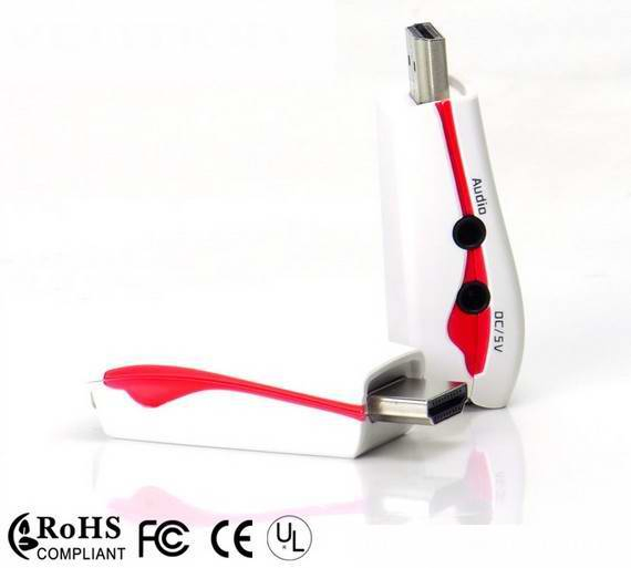 High Speed 1080P HDMI to VGA Adapter with Audio Output