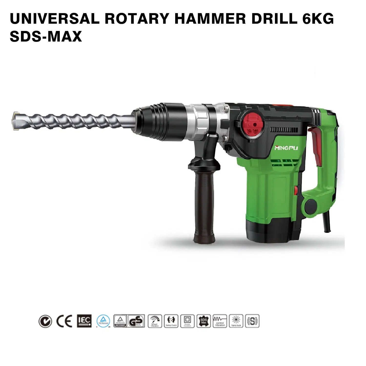 1200W 9j Electric Rotary Hammer with Good Quality