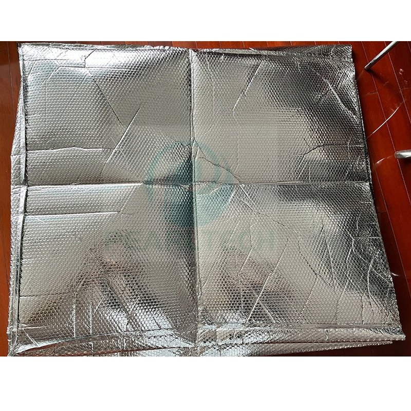 Moisture-Proof Bubble Composite Aluminum Metallised Pet for Thermal Tray Pallet Cover to Cold Chain Transport