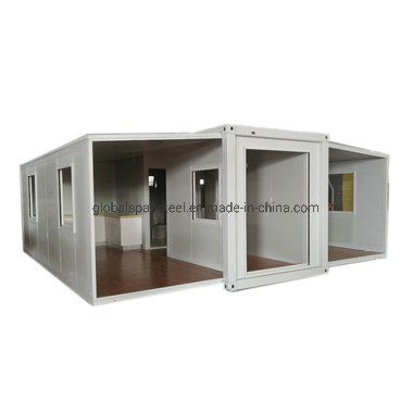 Globalspan Factory Price Fast Deploy Movable Expandable Container House with Toilet/Shower/Kitchen