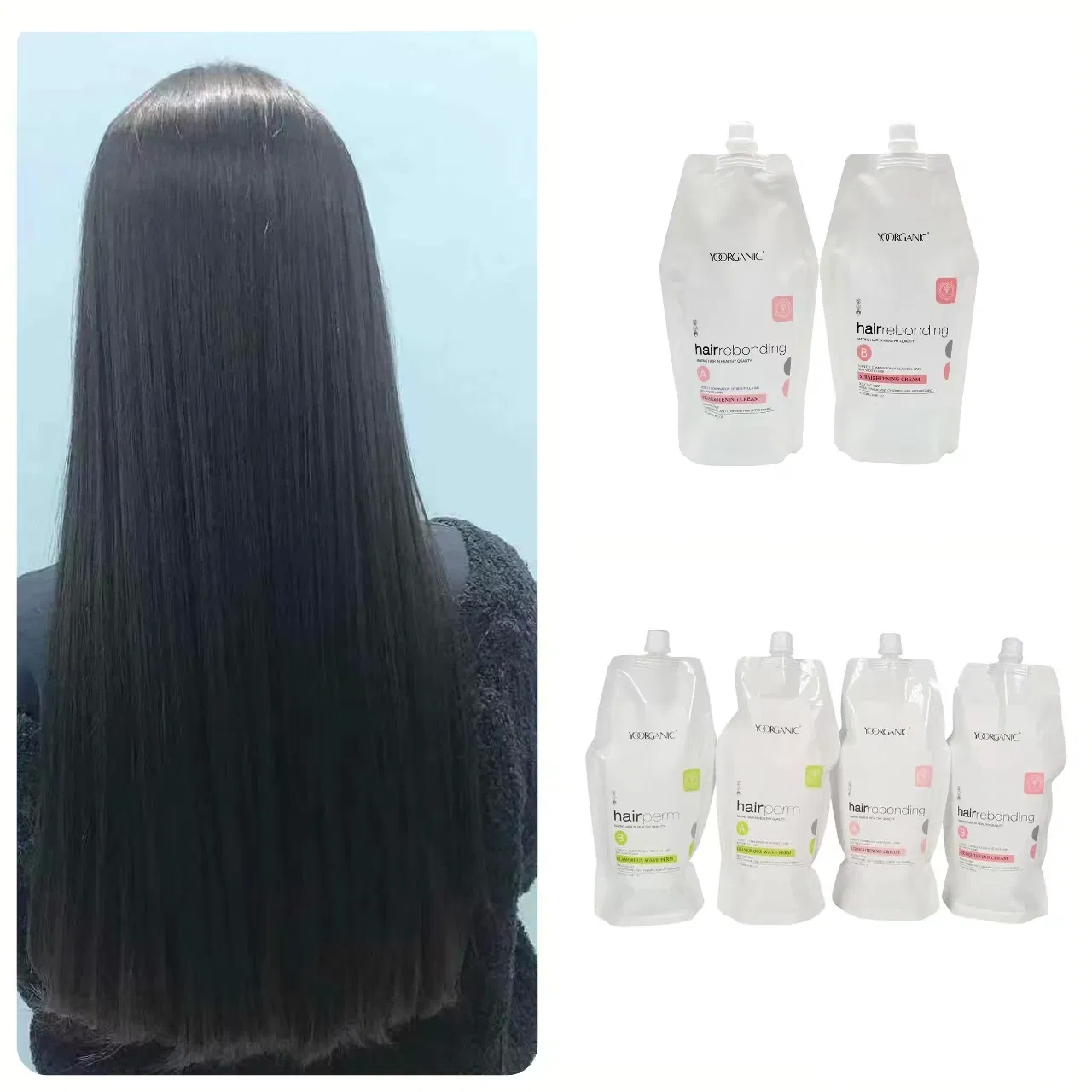 Boda Keratin Hair Rebonding Kit Hair Collagen Perm OEM Private Label for Professional Use