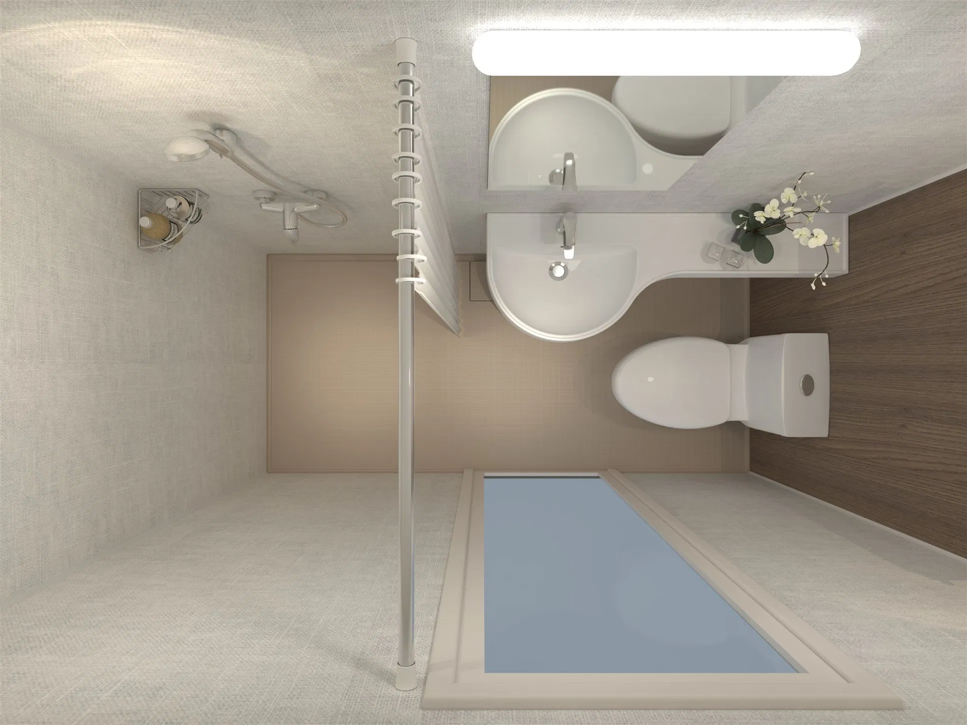 International Engineering Specification Tongnai Smcprefab Complete Bathroom