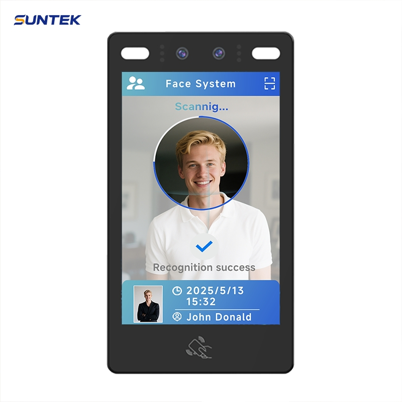 Suntek Ai-Driven 8 Inch Face ID Checker 2MP Face Recognition Reader & Controller Biometric Access Control