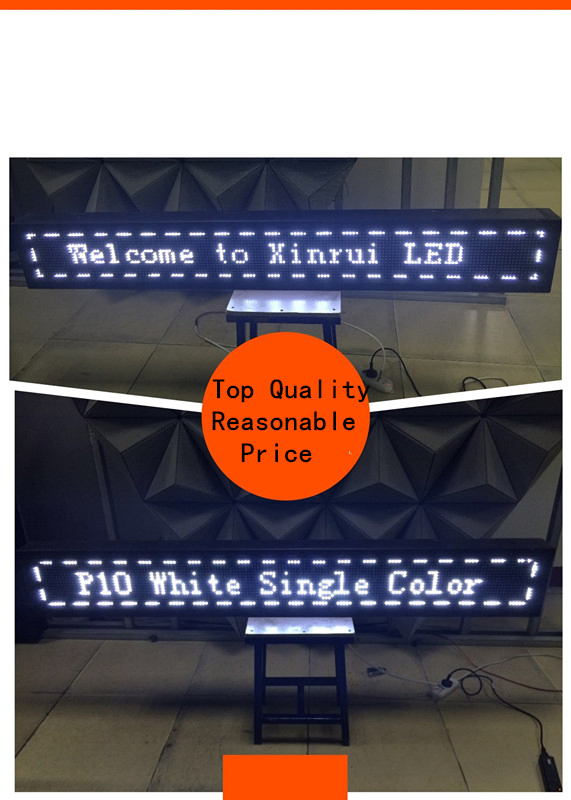 Slim Design White P10 LED Screen Module for Outdoors