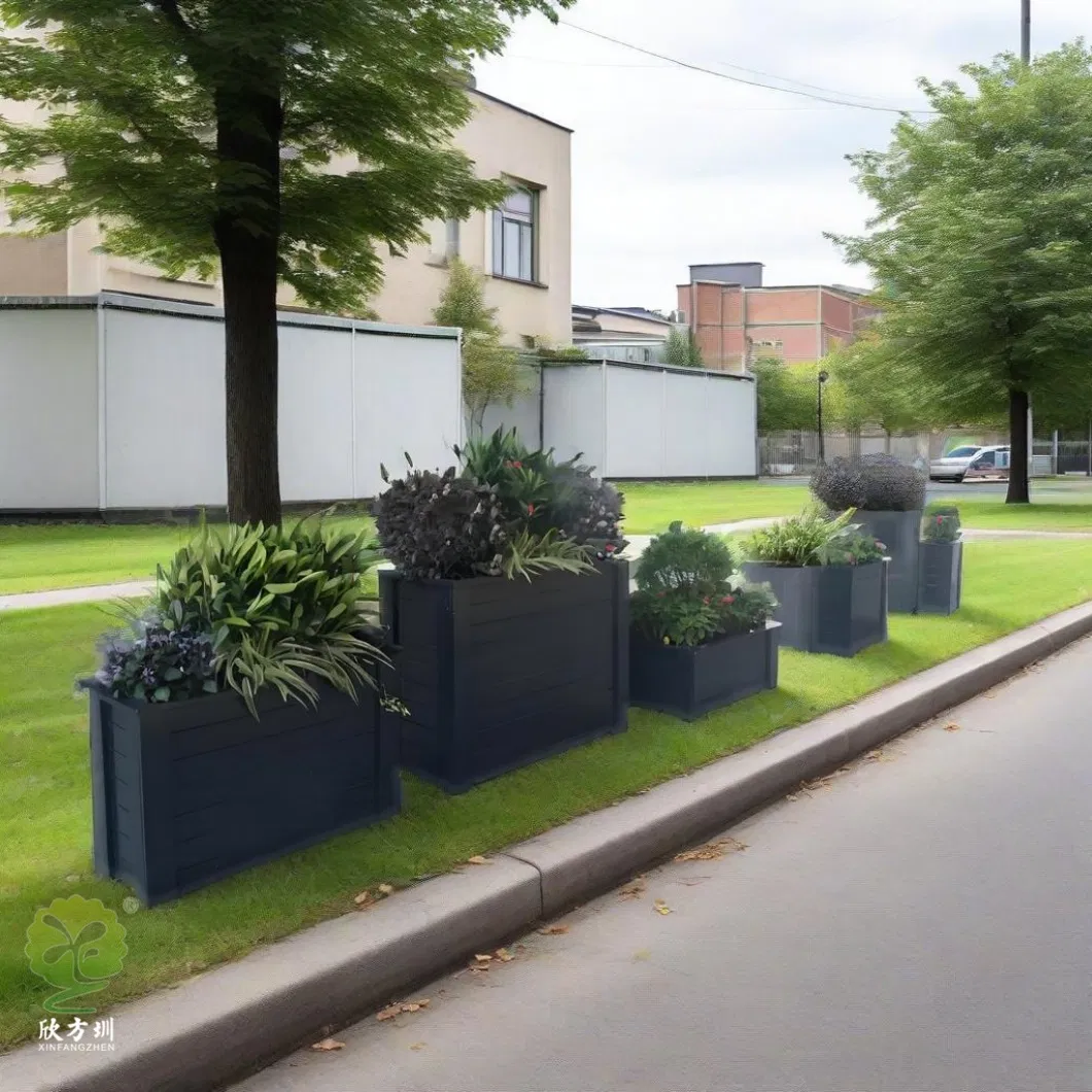 Нержавеющие уличные цветочные горшки для озеленения