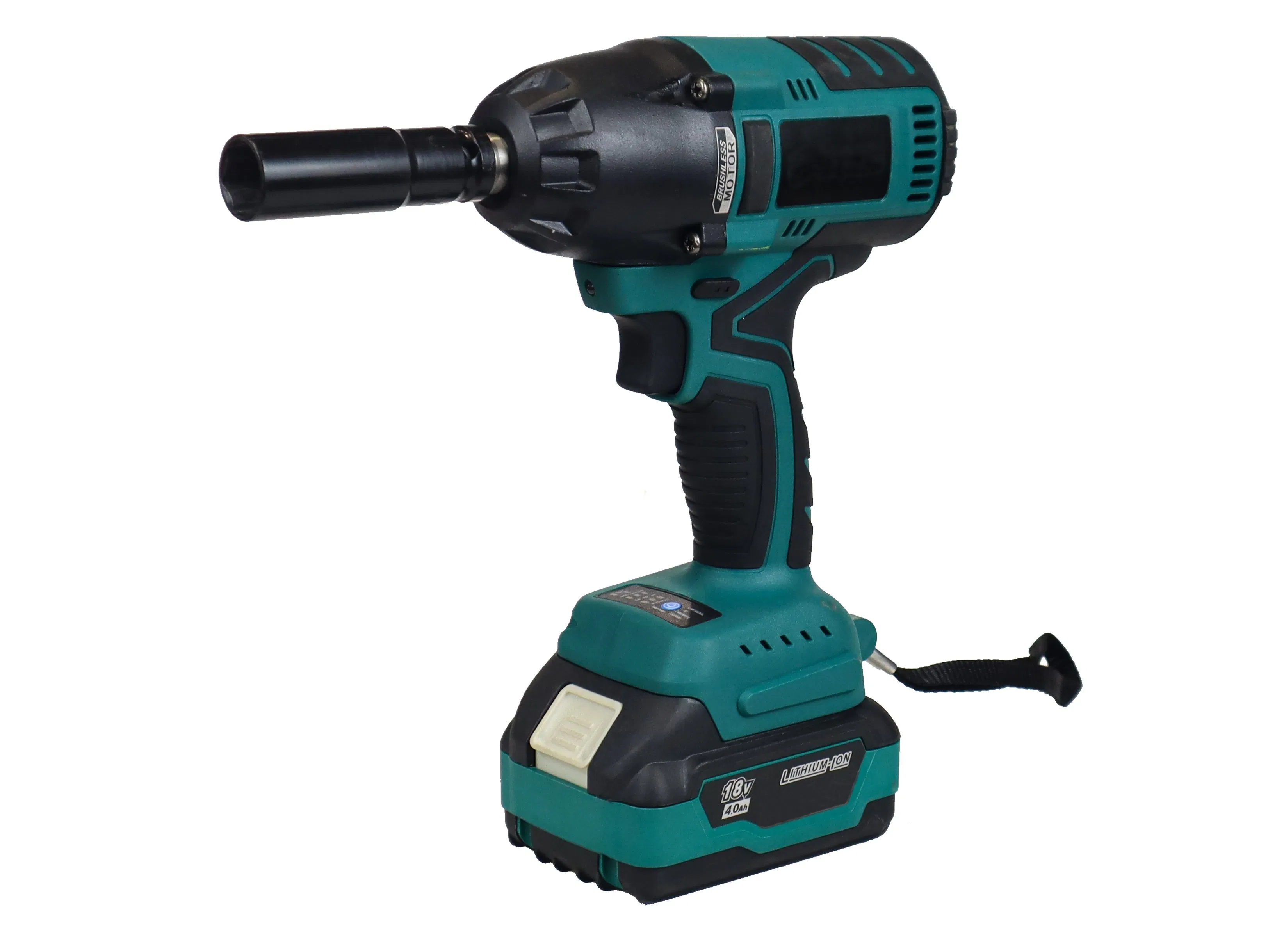 Portable High Torque Speed 18V Lithium-Iion Heavy Duty Electric Brushless Cordless Impact Wrench