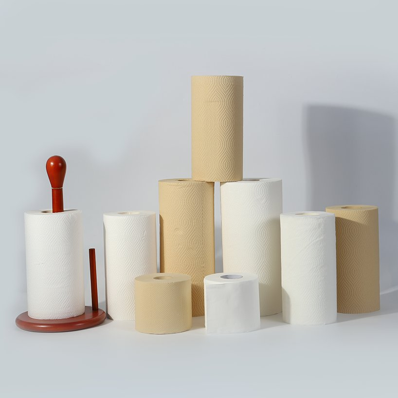 Eternity Wholesale Certificated 2ply Plastic Packaging Bamboo Recycled Wood Kitchen Paper Towel