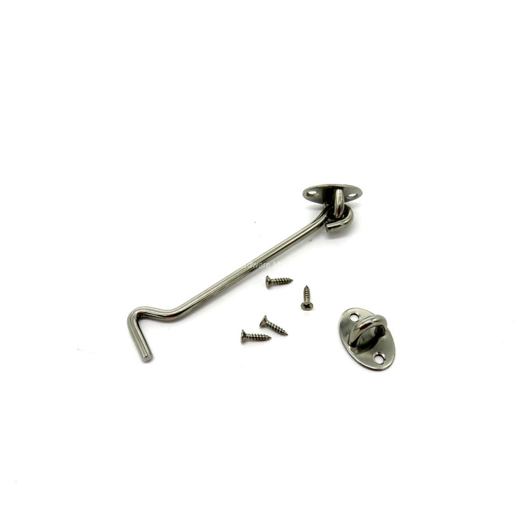 Stainless Steel Eye Hook Window Stay Lock Hook Bolt Door Lock