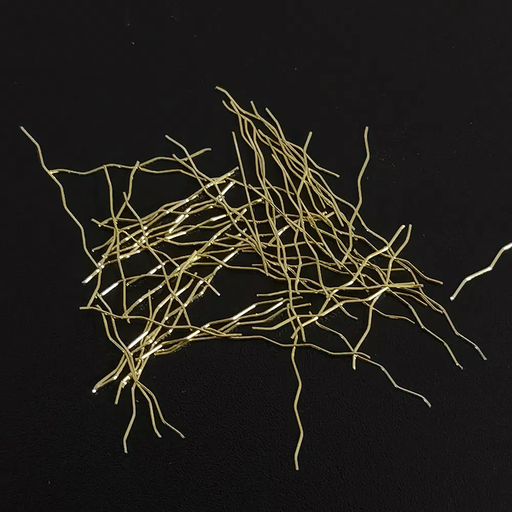 Durable Waved Copper Steel Fibers - Improve Concrete Strength for Industrial/Residential Use